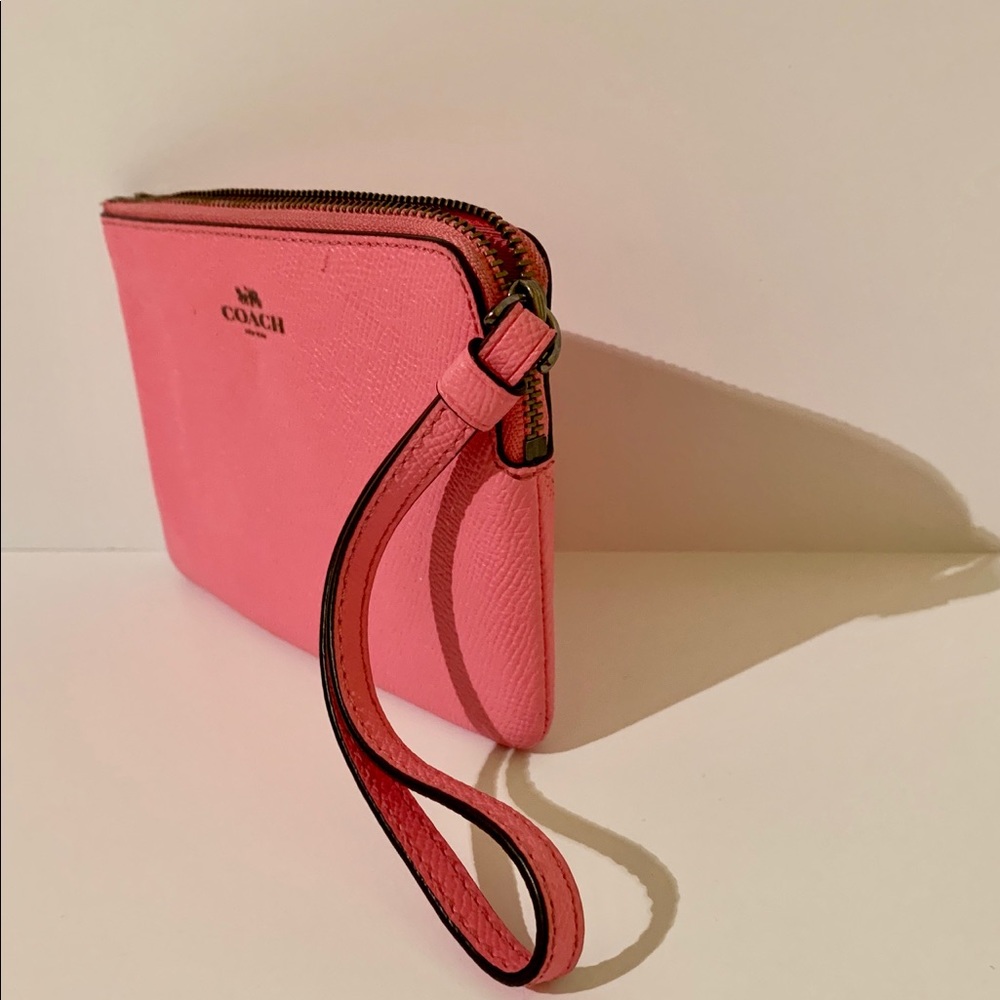 Light Pink Coach Wristlet
